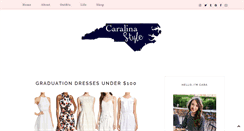 Desktop Screenshot of caralinastyle.com